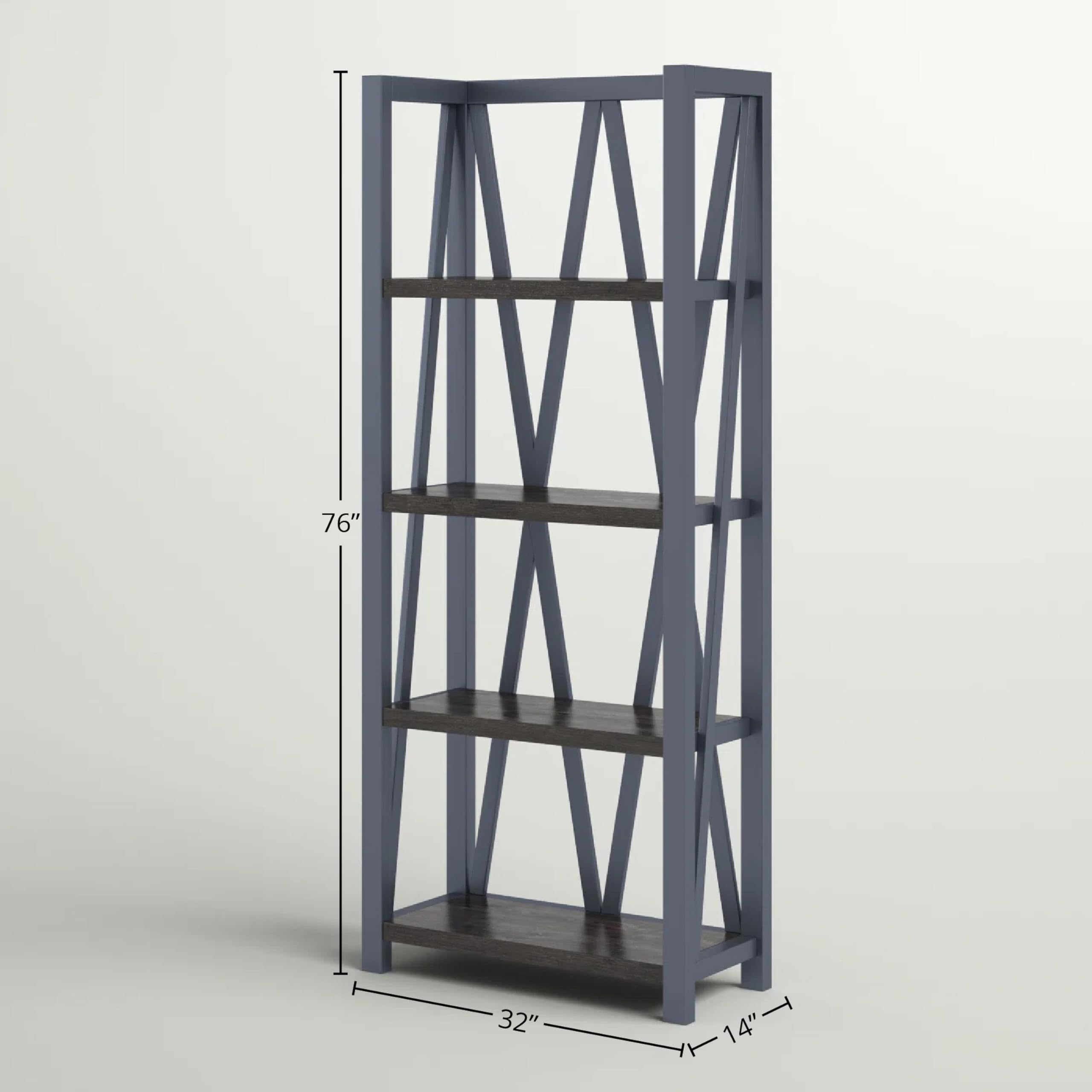 Parker House Americana Modern - Denim Etagere Bookcase