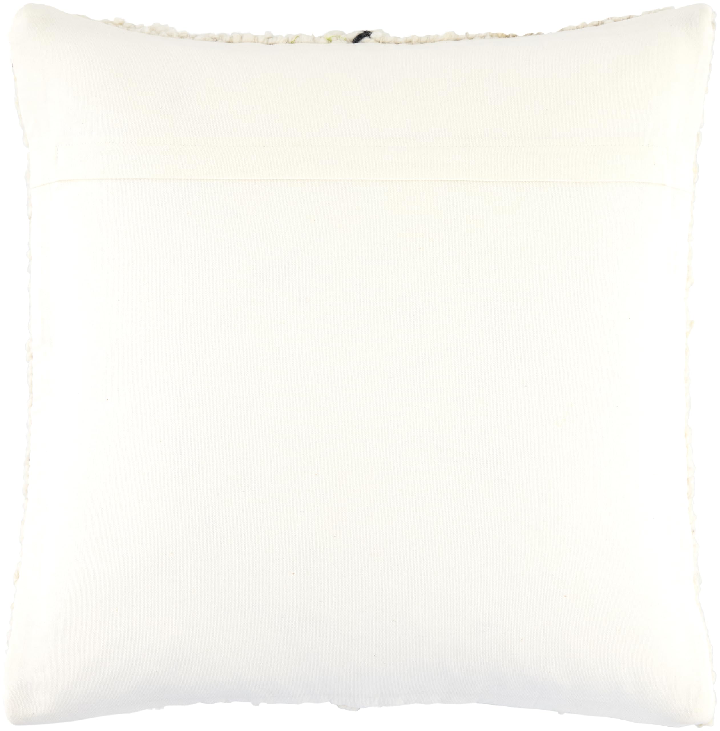 Modern Throw Pillow 22x22 Black Beige