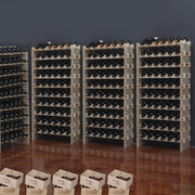 60-Bottle Pine Wine Rack