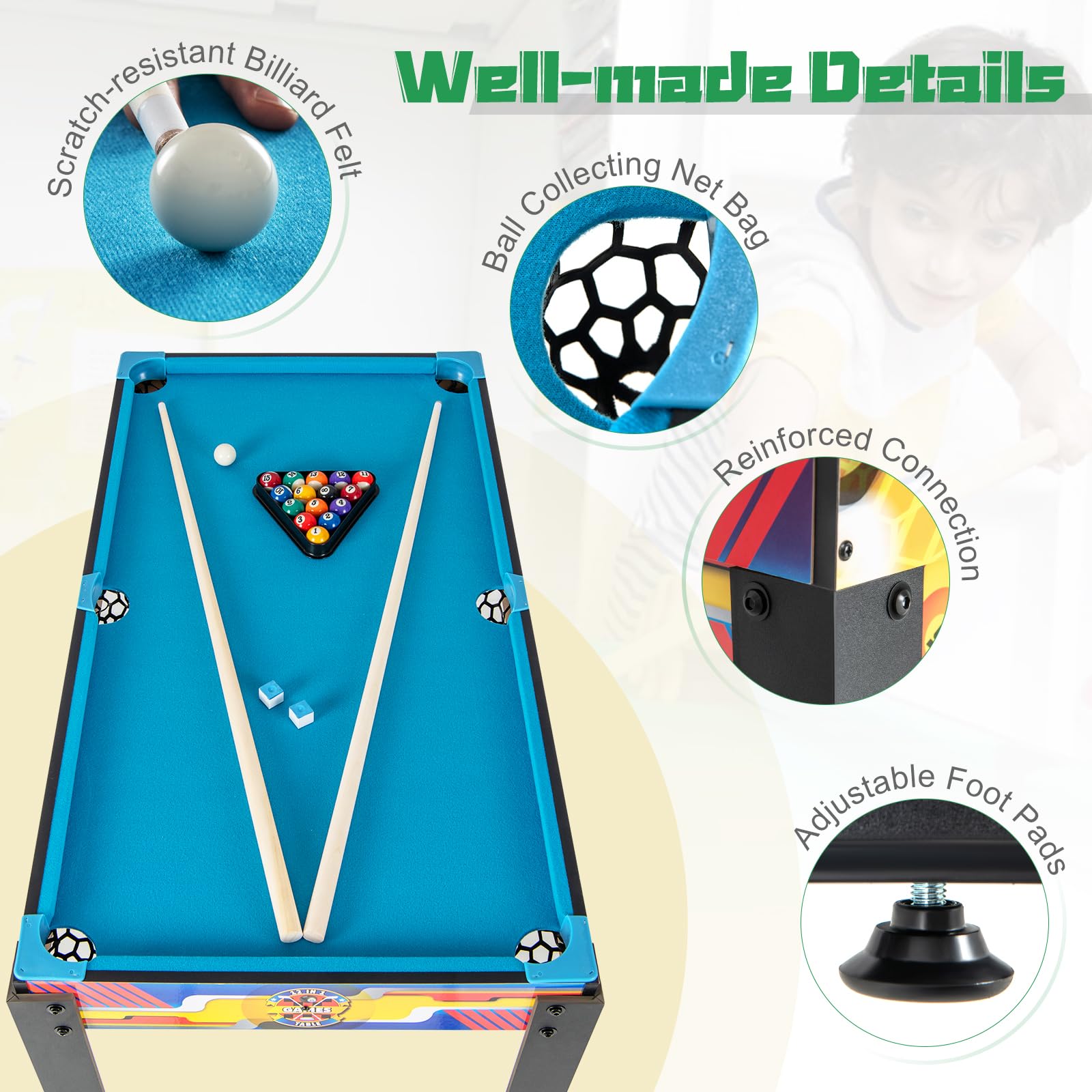 12-in-1 Multi Game Table 48"