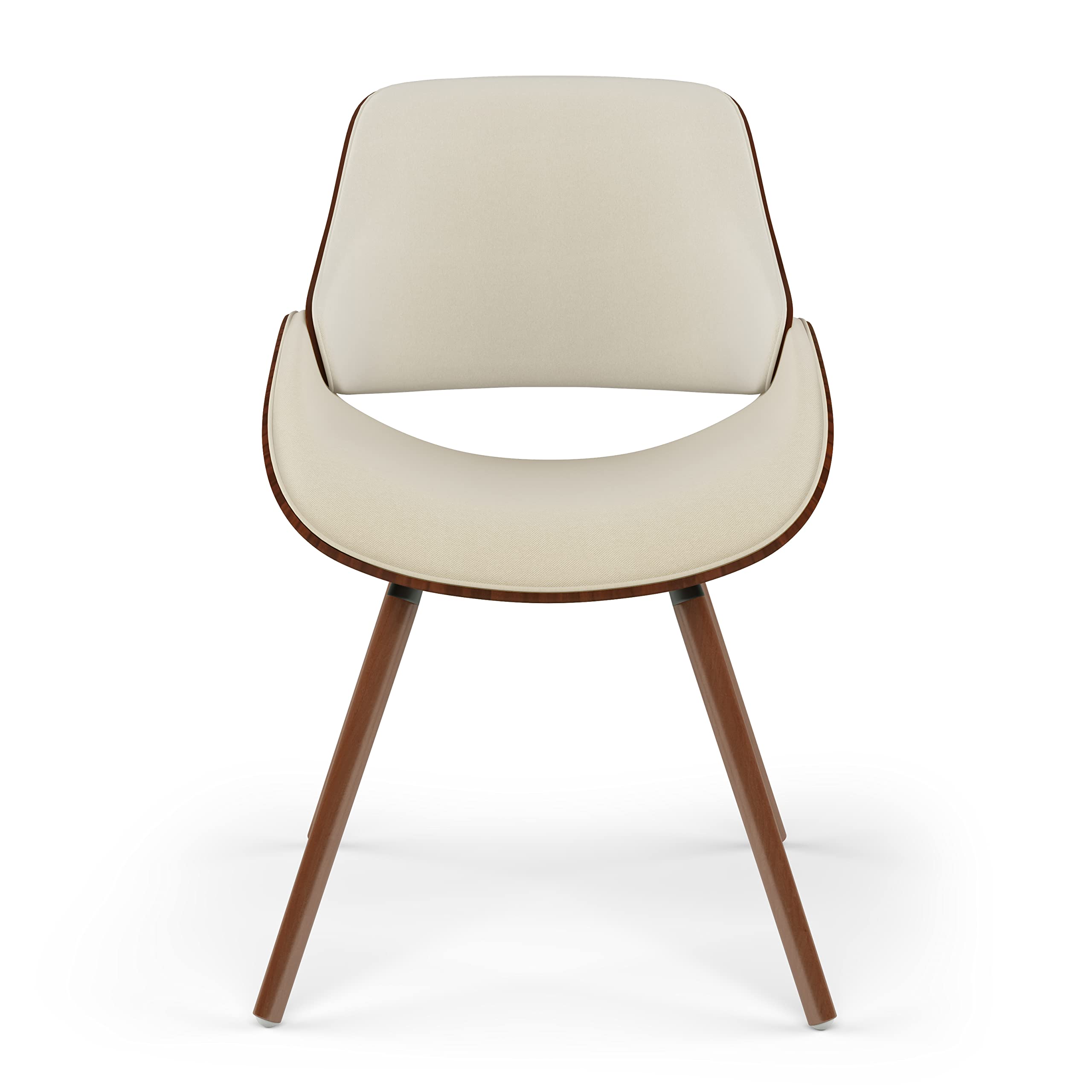 Malden Upholstered Dining Chair with Curved Bentwood Back