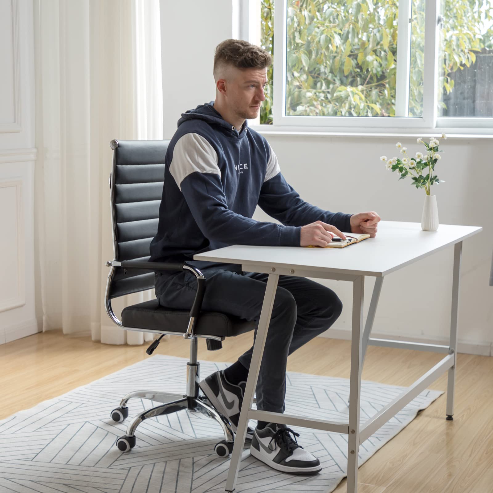Ergonomic Leather Office Chair