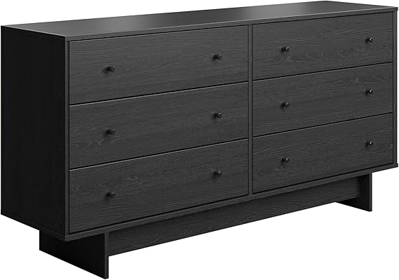 Finnley 6-Drawer Dresser in Natural Oak