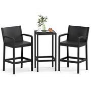 3-Piece Patio Bar Set with Stools