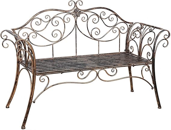 Cast Iron Butterfly Garden Bench