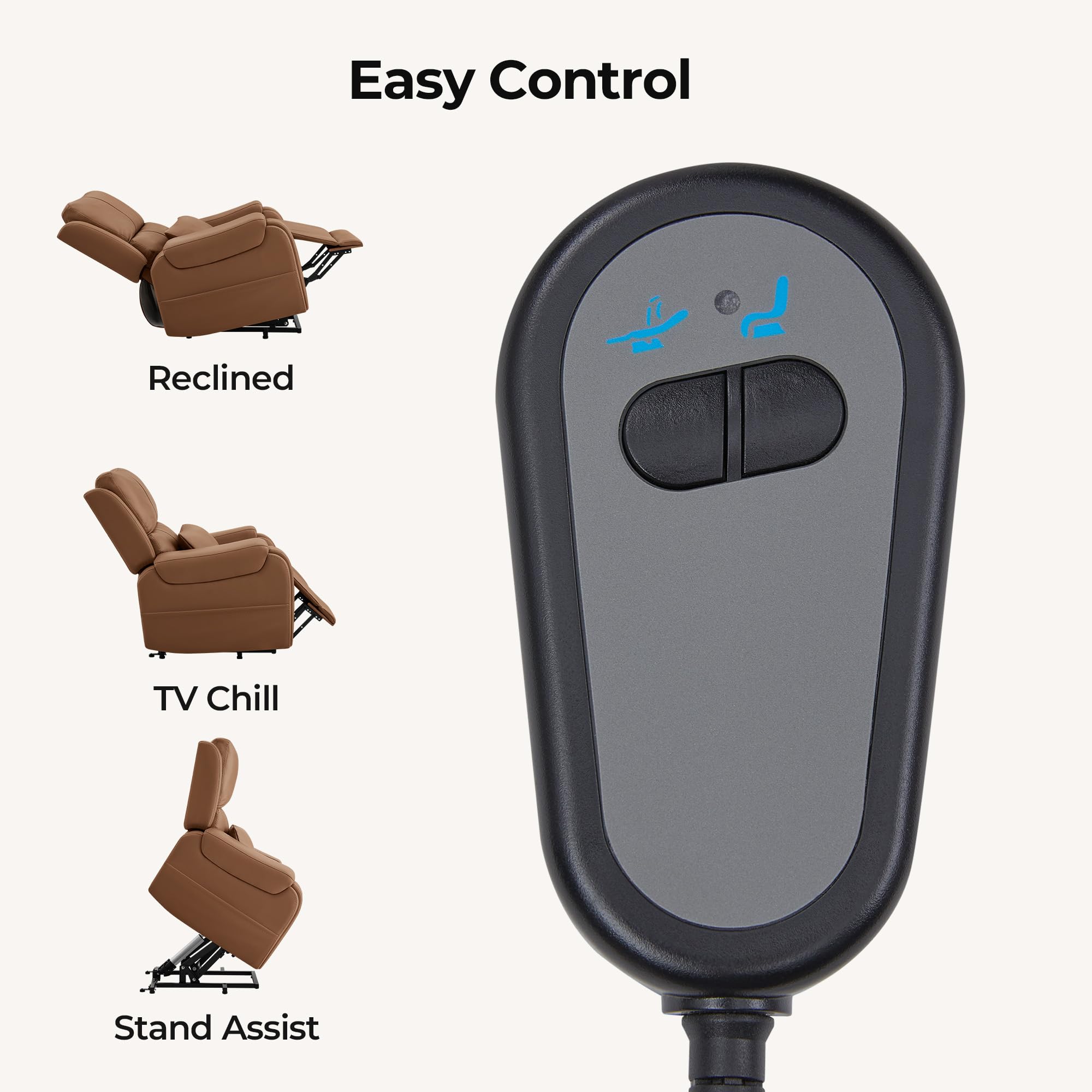 Power Lift Recliner Chair with Heat and Massage