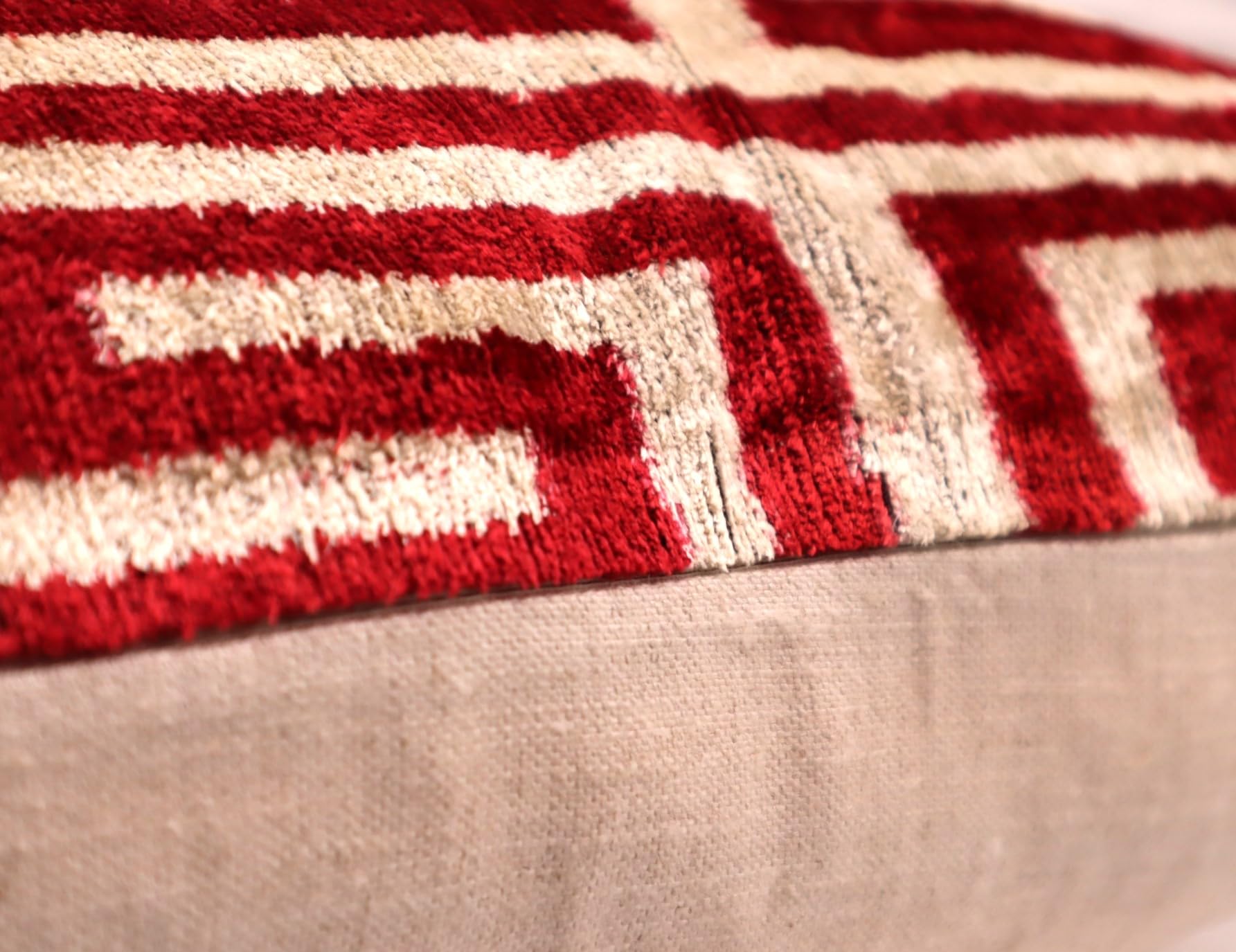 Handmade Luxury Velvet Throw Pillow 16x24 with Down Feather Insert