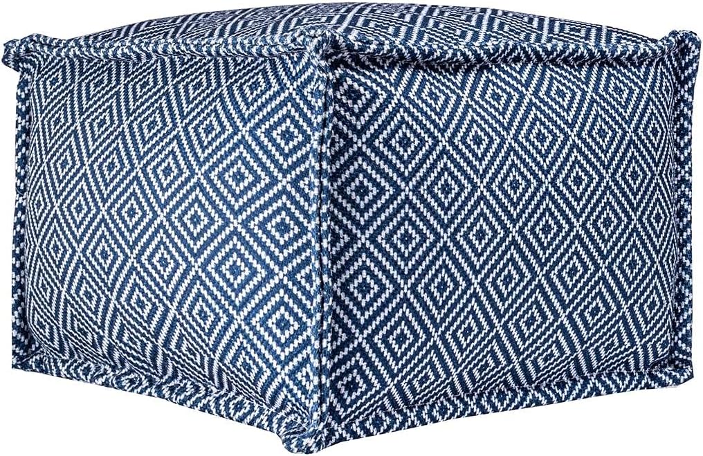 Amalfi Aztec Print Indoor/Outdoor Ottoman Pouf