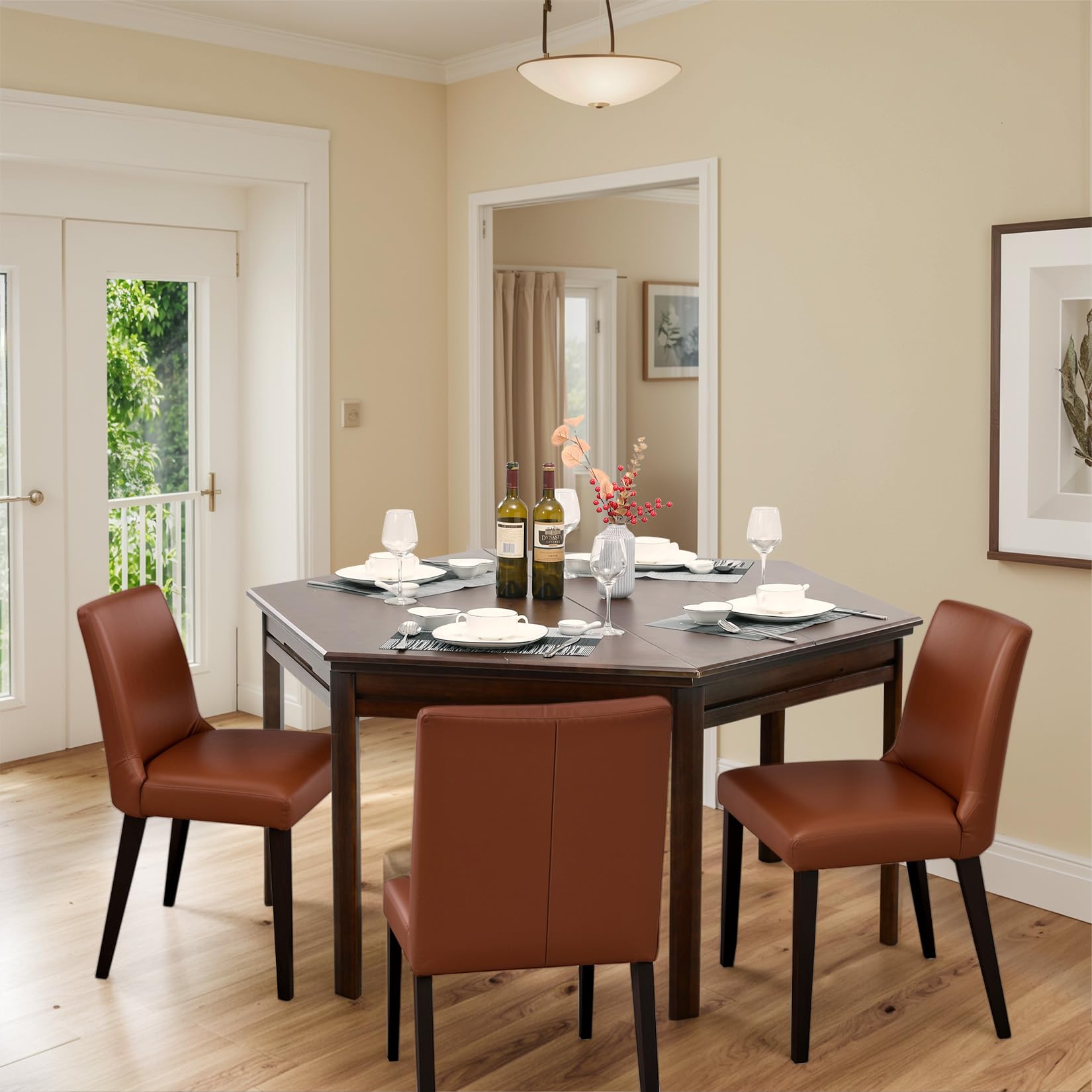 Hexagonal Gaming Table 4-6 Players Removable Top