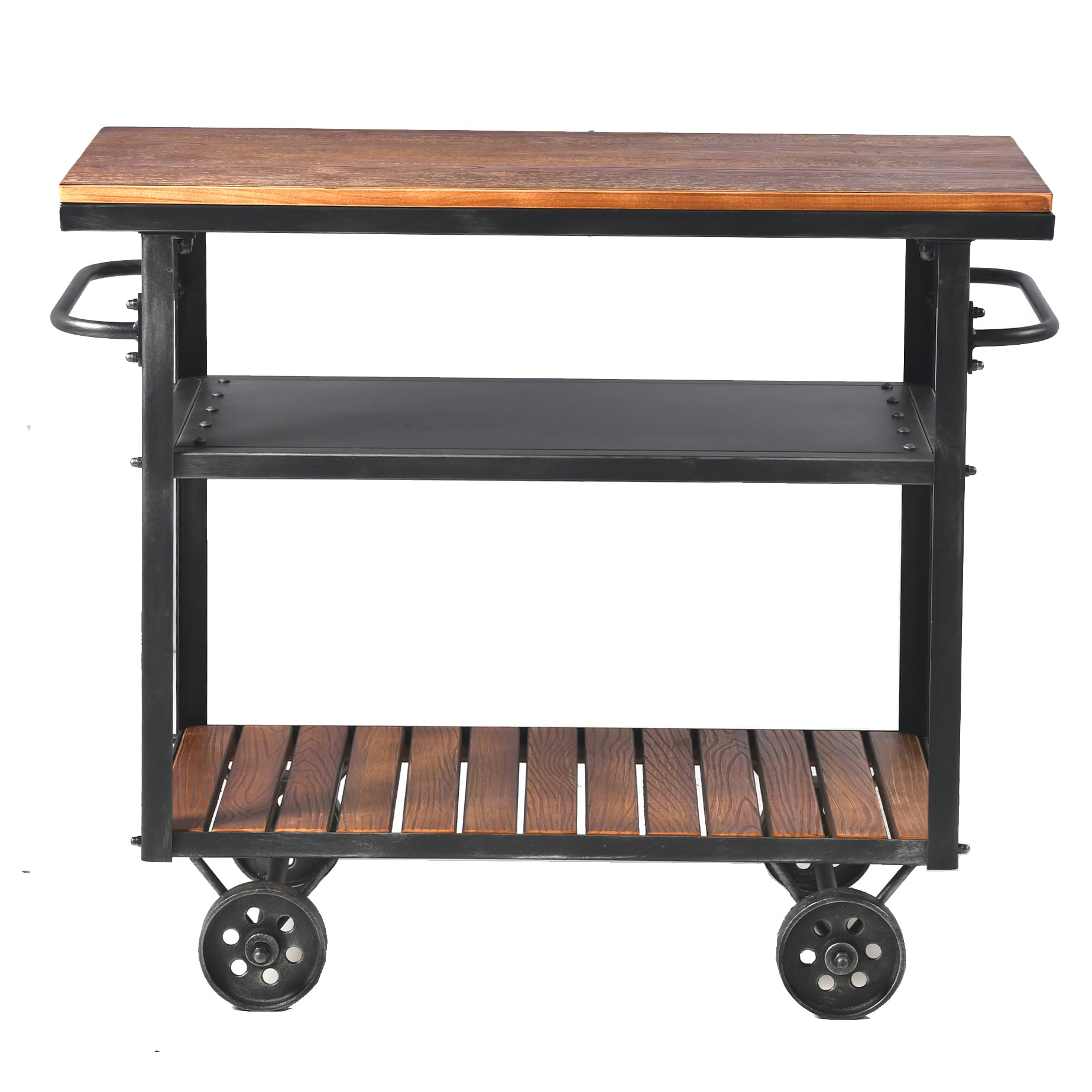 3-Tier Rolling Utility Cart with Wheels