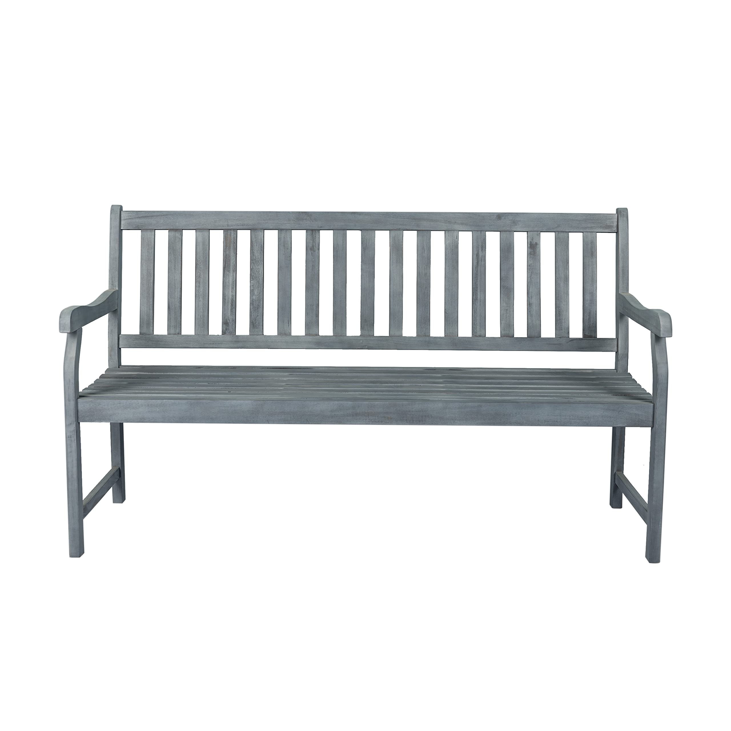 Laurel 59" 3-Seat Acacia Wood Garden Bench