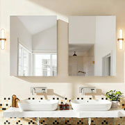 Bathroom Medicine Cabinet Mirror with Storage 20x24 Inch