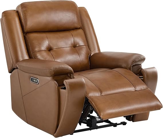 Power Recliner Chair with Headrest and USB Charging