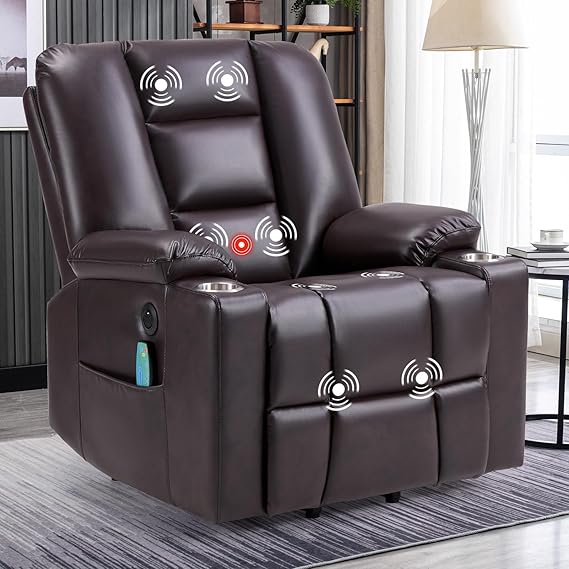 Power Lift Recliner Chair with Heat and Massage