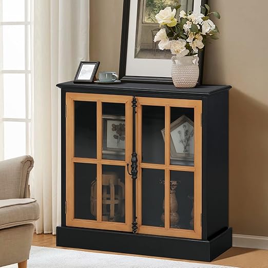 Accent Storage Cabinet with 2 Doors and Shelves