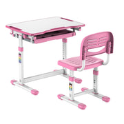 Kids Desk and Chair Set - Height Adjustable with Storage Drawer