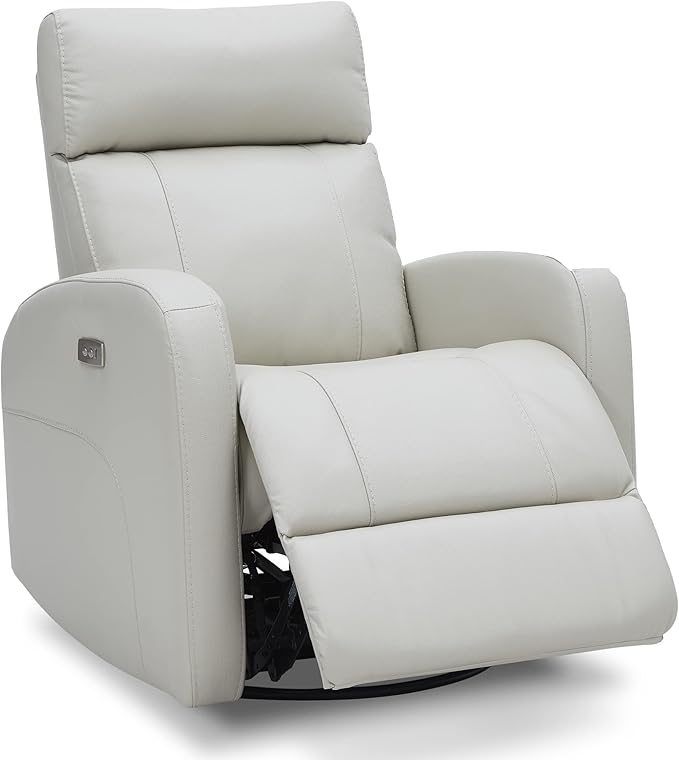 Power Swivel Glider Recliner Chair with Adjustable Headrest