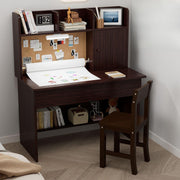 Kids Study Desk and Chair Set with Storage