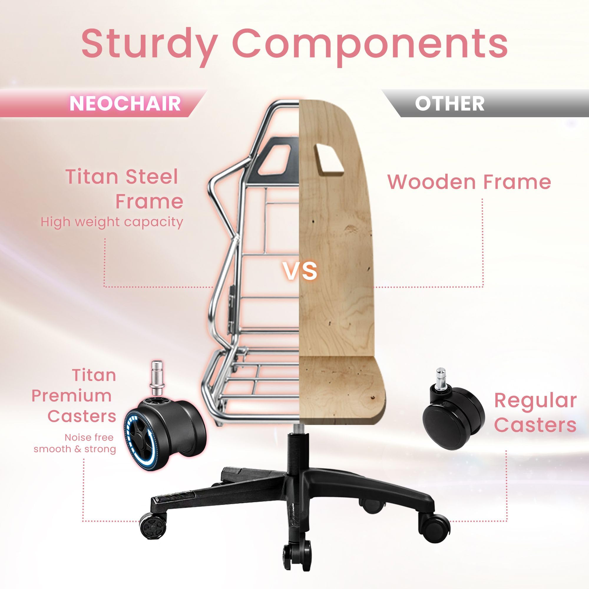 Ergonomic Gaming Chair with Lumbar Support