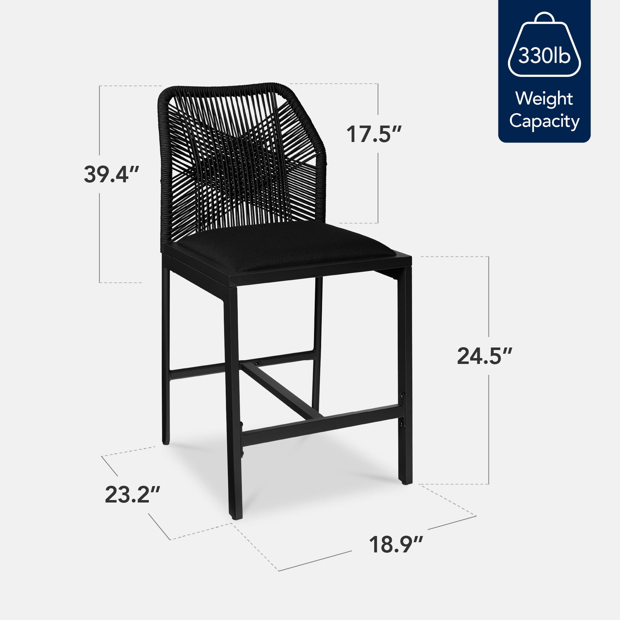 Counter Height Bar Stools Set of 2