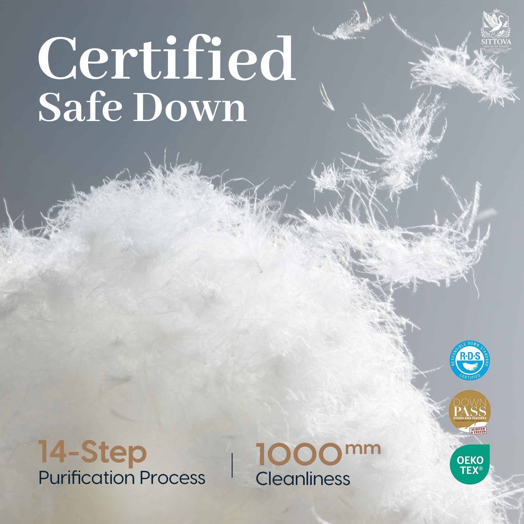 King Size Goose Down Comforter All-Season