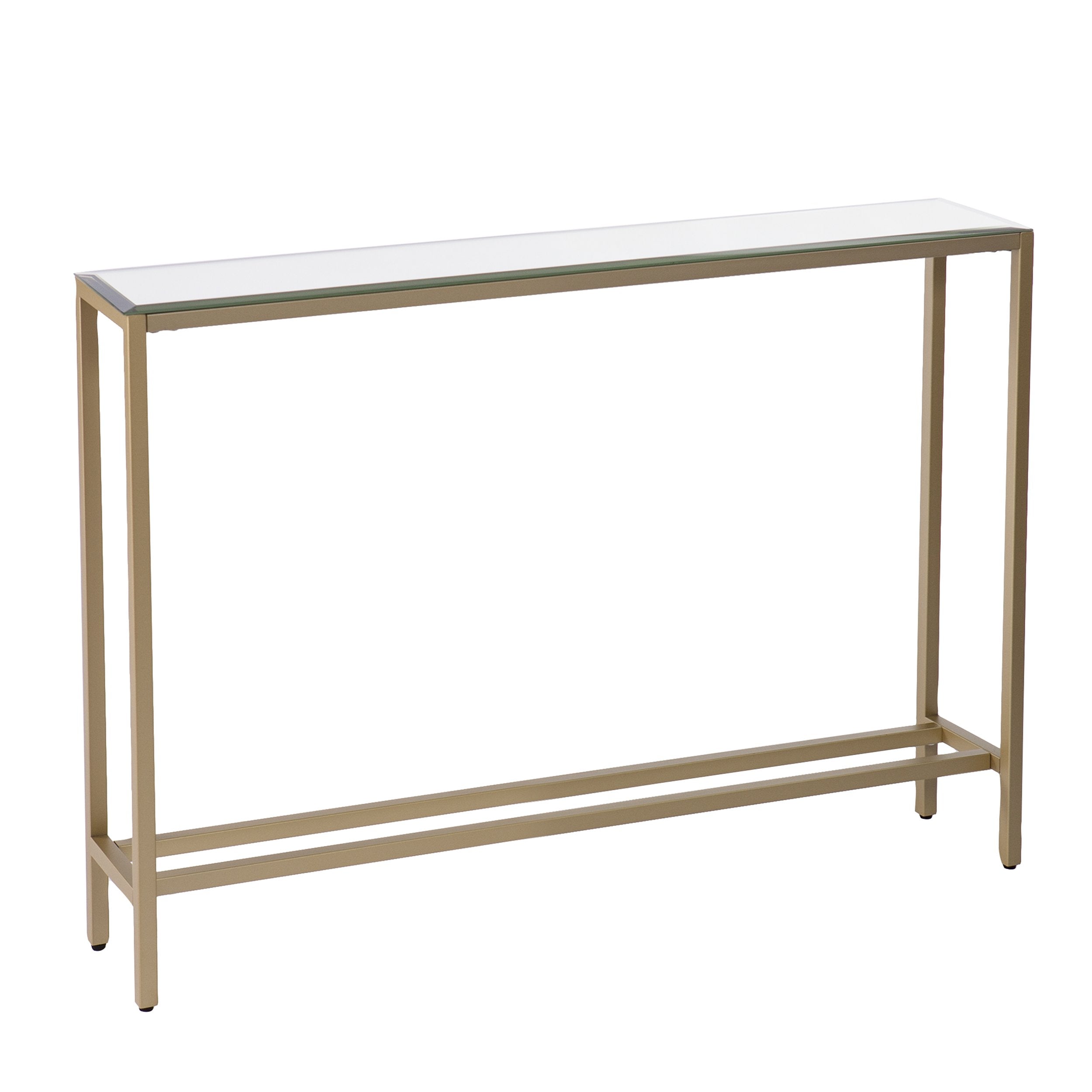 Darrin Narrow Console Table 36" Metallic Gold