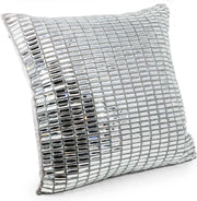 Glass Stone Velvet Throw Pillow Silver 16x16