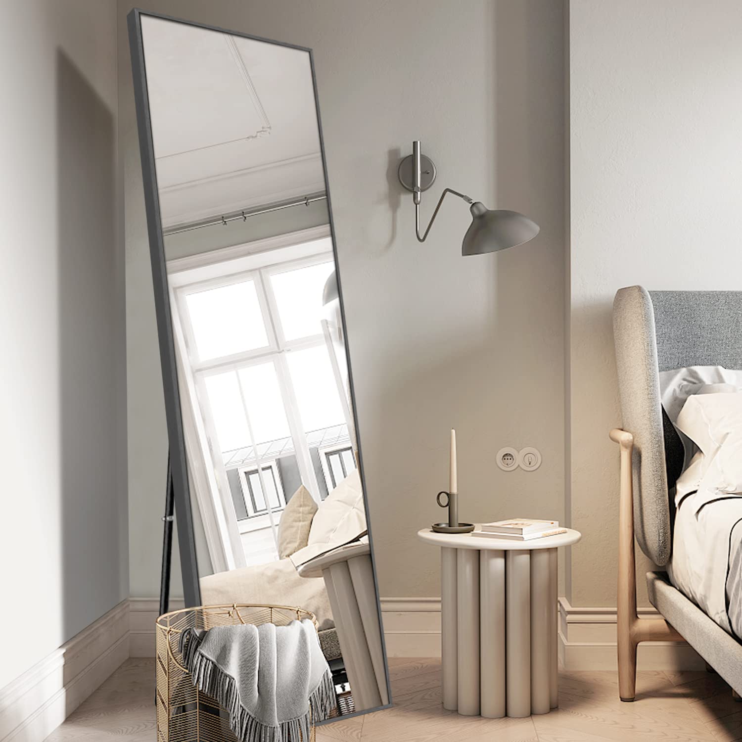 65" Full Length Floor Mirror with Stand