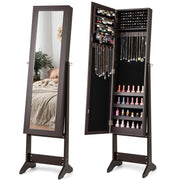 Jewelry Cabinet with Full-Length Mirror