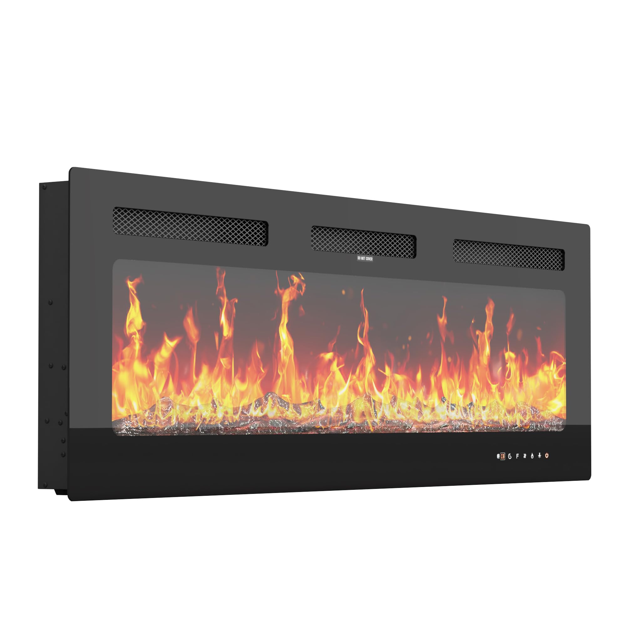 82" Fireplace TV Stand with LED Lights