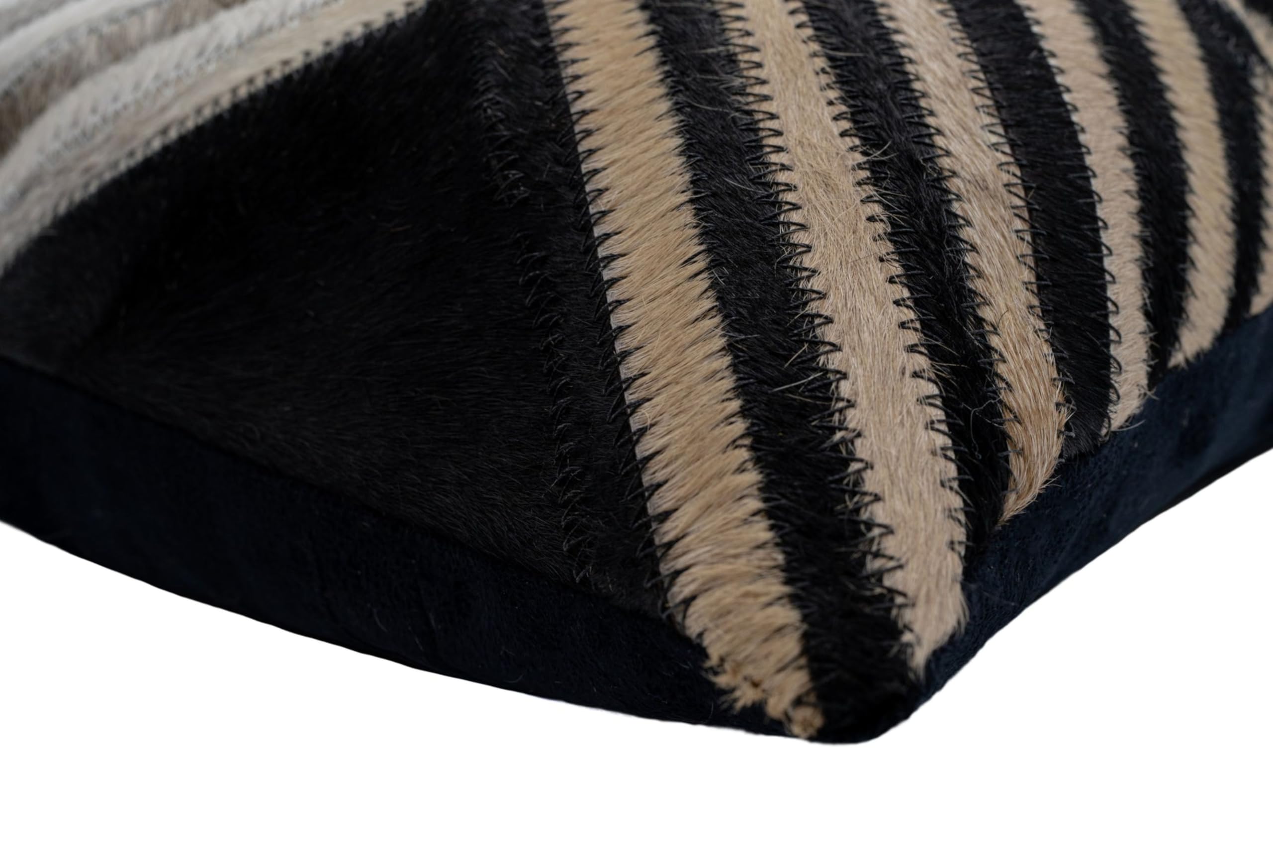 Genuine Cowhide Leather Throw Pillow Square 18x18