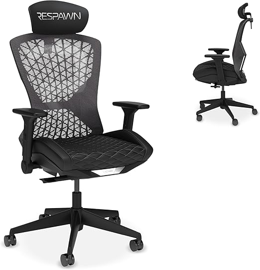 SPIRE Ergonomic Gaming Chair with Cooling Gel Seat and Mesh Back