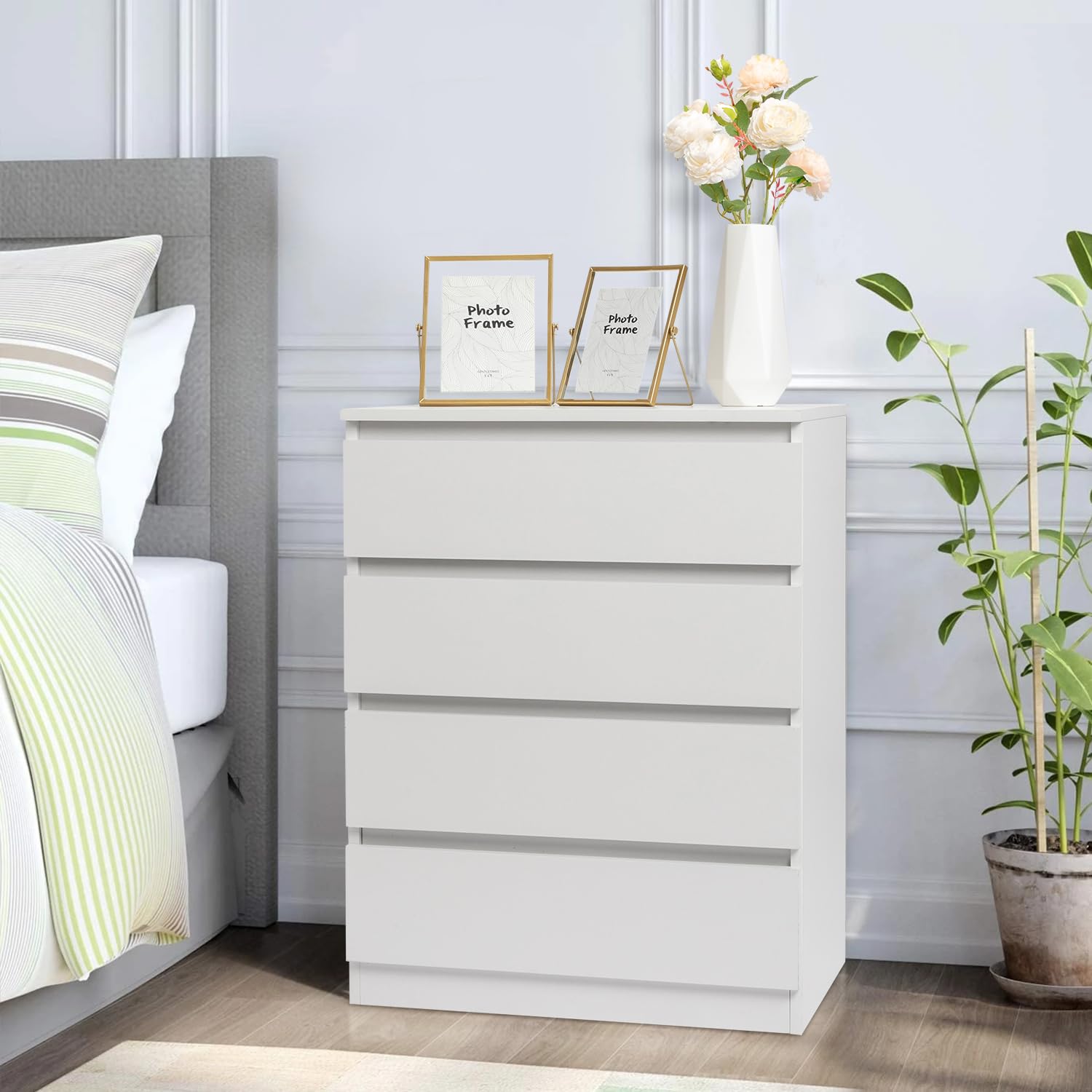 4-Drawer Dresser with Anti-Tipping Device