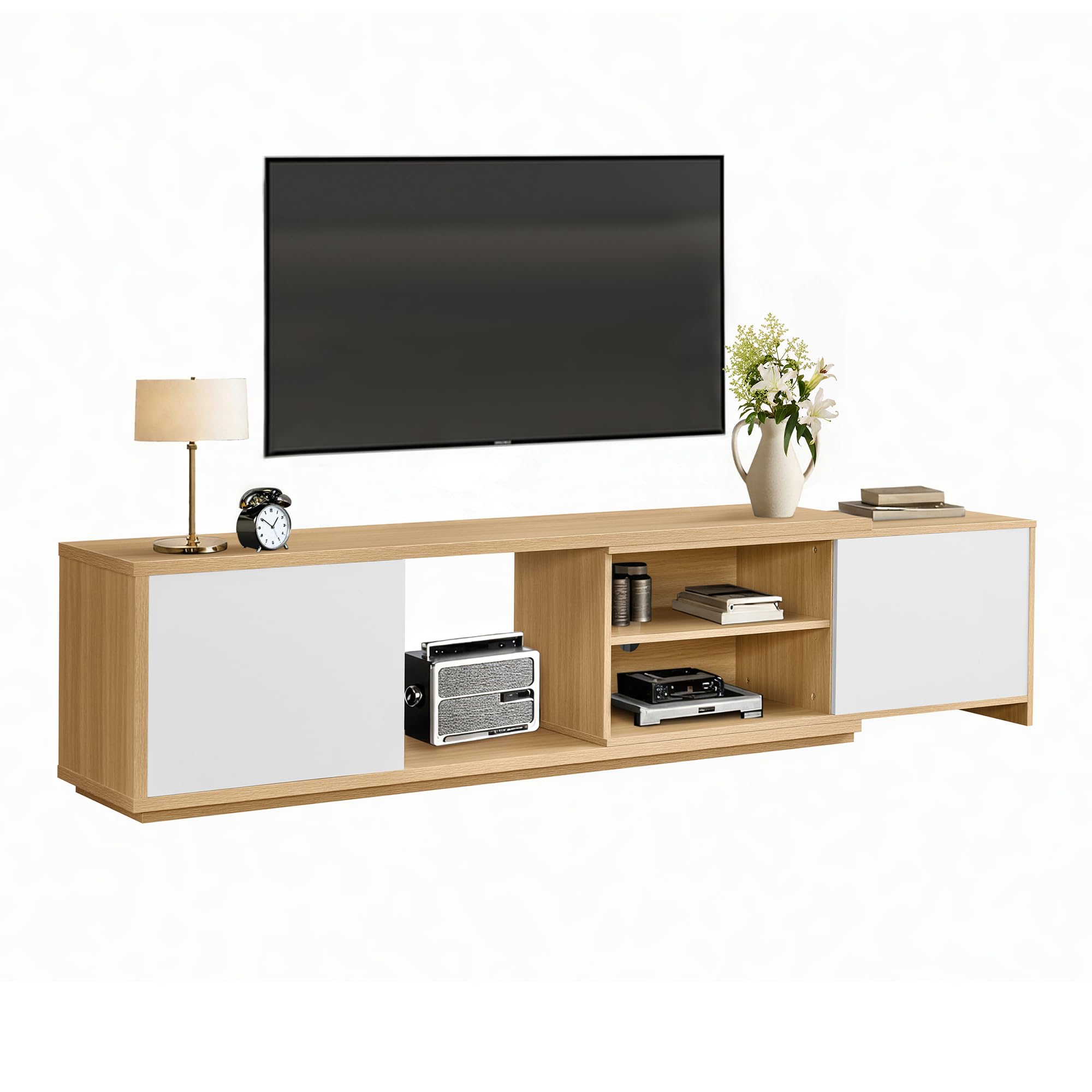 Extendable TV Stand for TVs up to 90 Inches