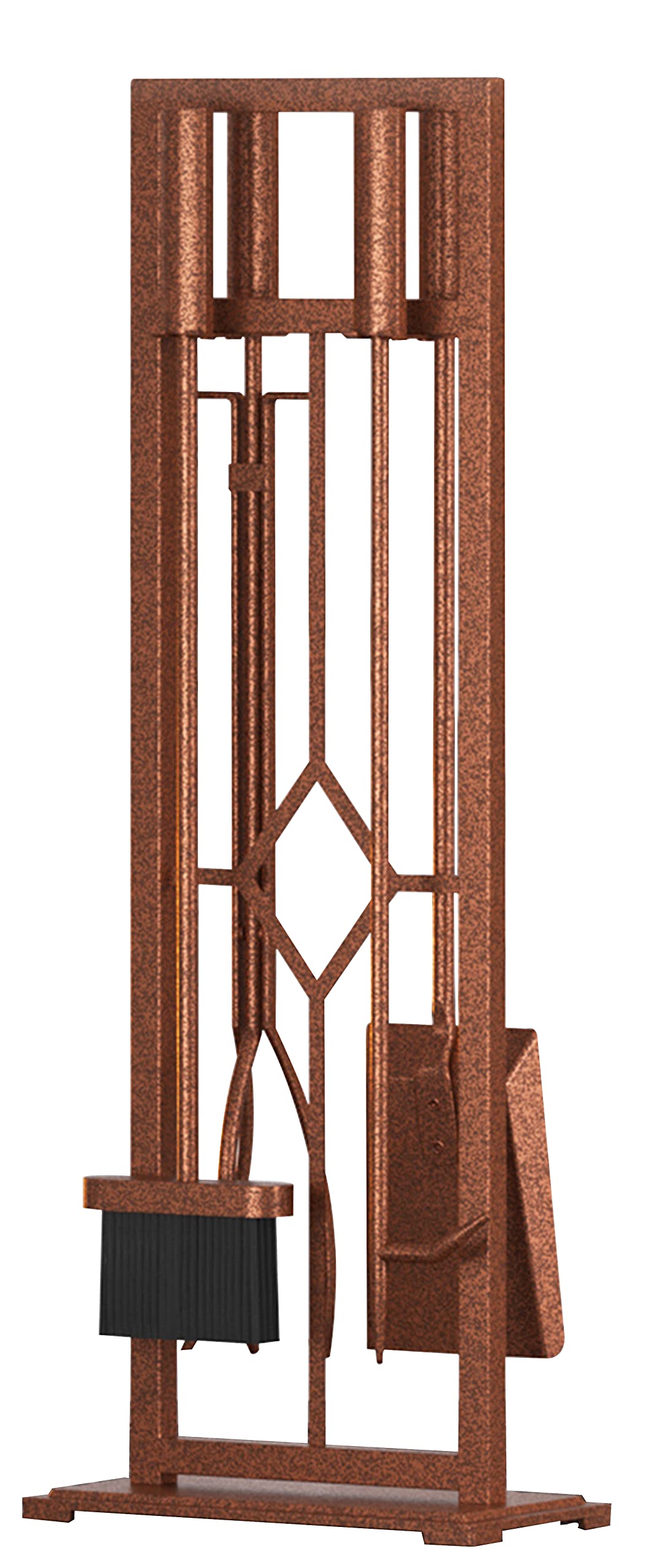 5-Piece Wrought Iron Fireplace Tool Set