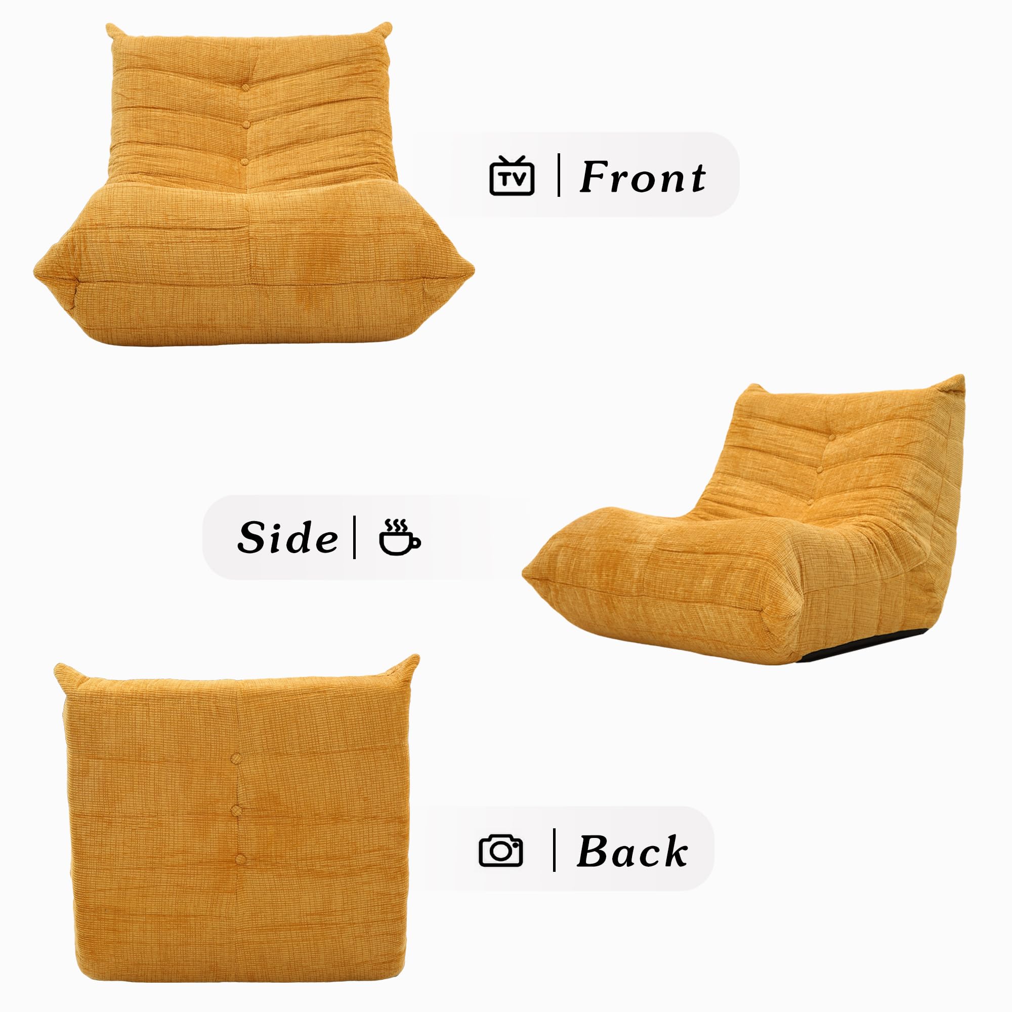 Memory Foam Bean Bag Chair