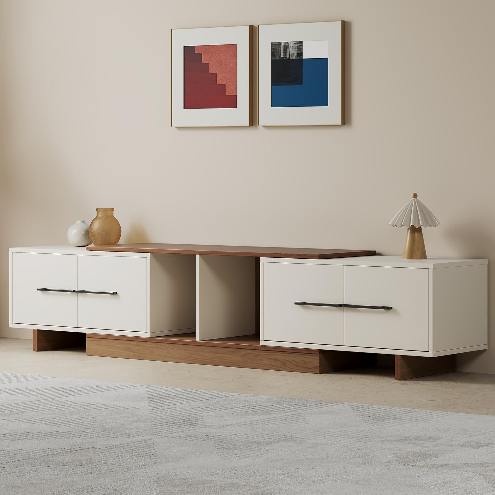 Extendable TV Stand for 50-100 Inch TVs