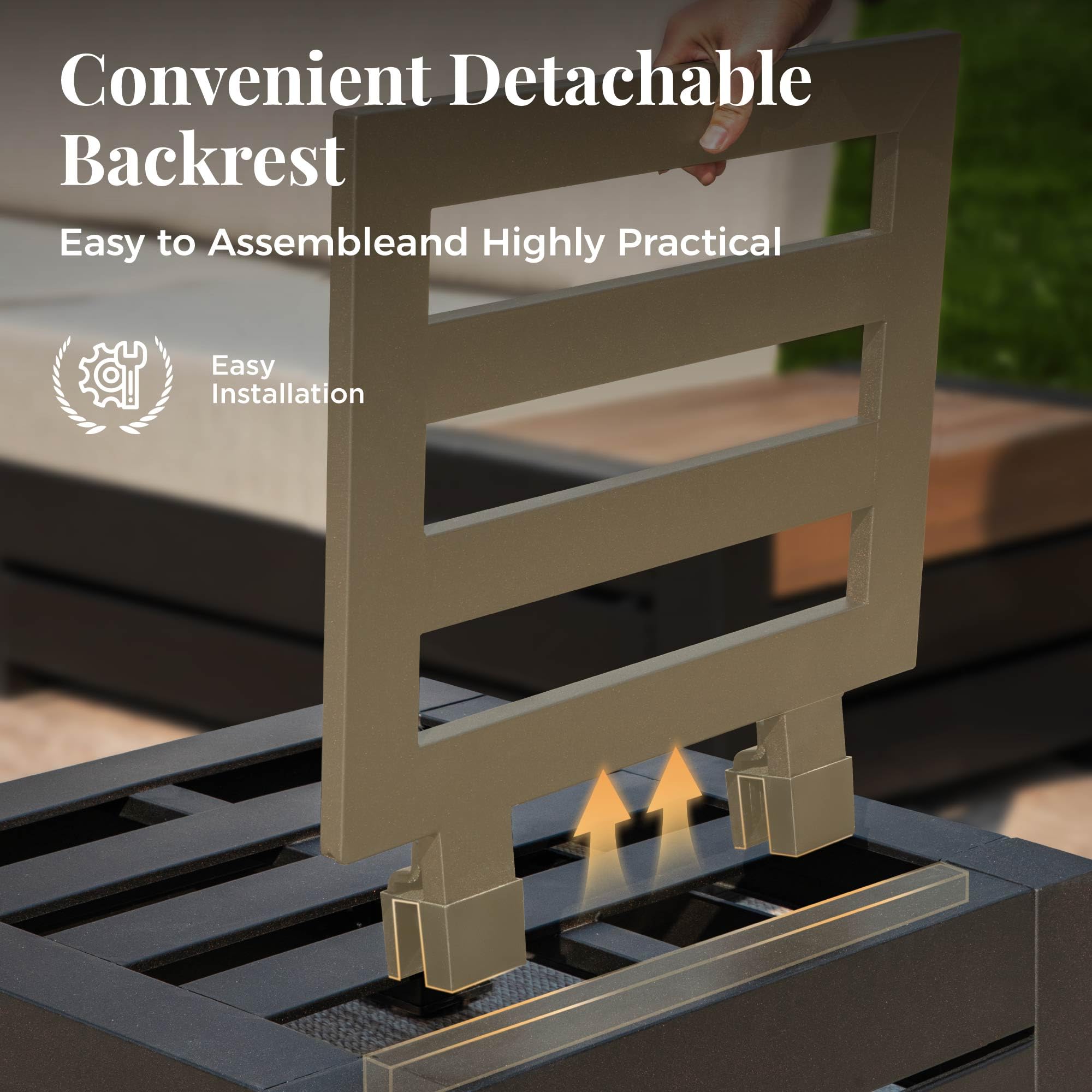 6-Piece Outdoor Sectional Patio Furniture Set