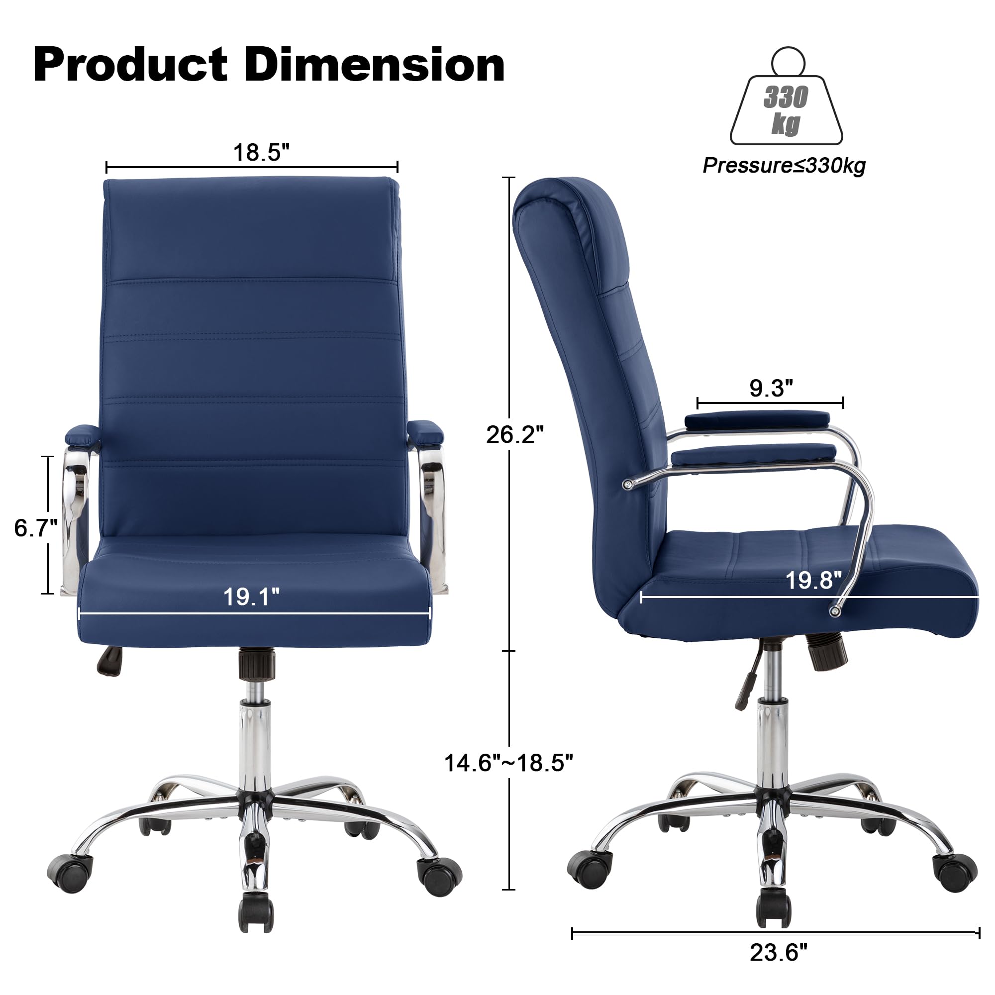 Ergonomic Office Chair with Adjustable Height