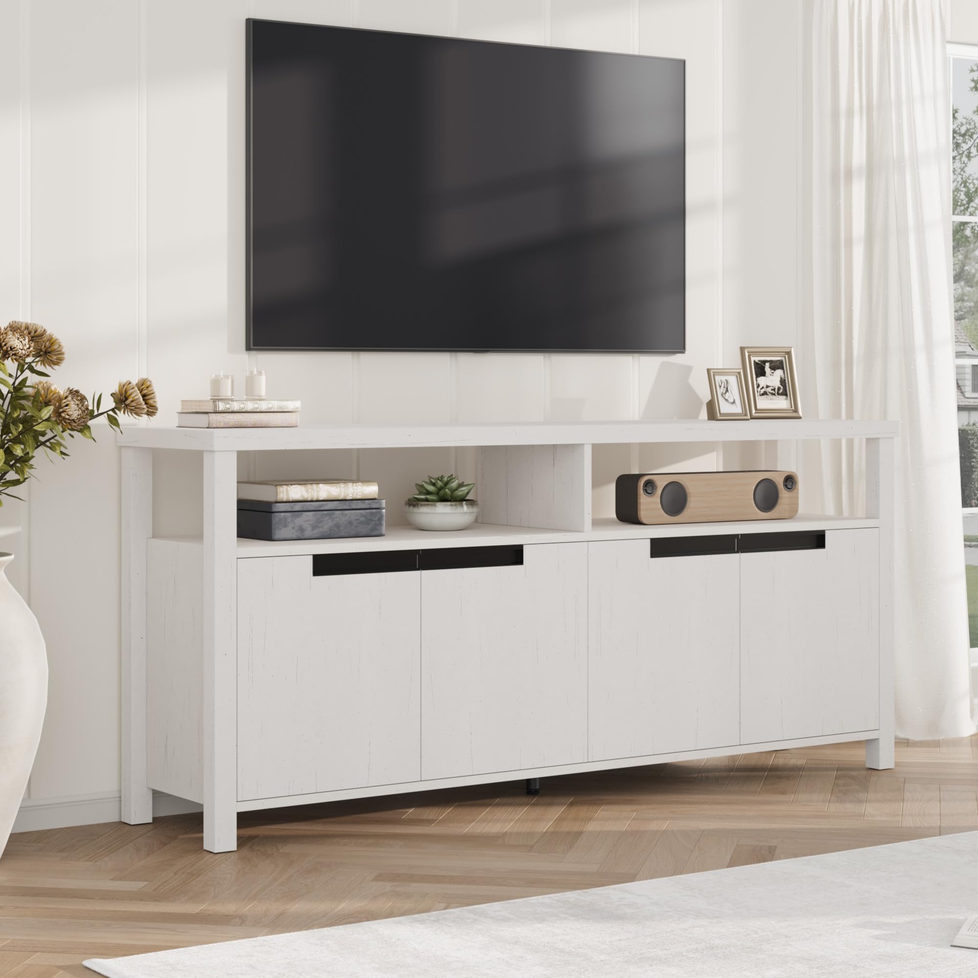 63" Farmhouse TV Stand for TVs Up to 65 Inches