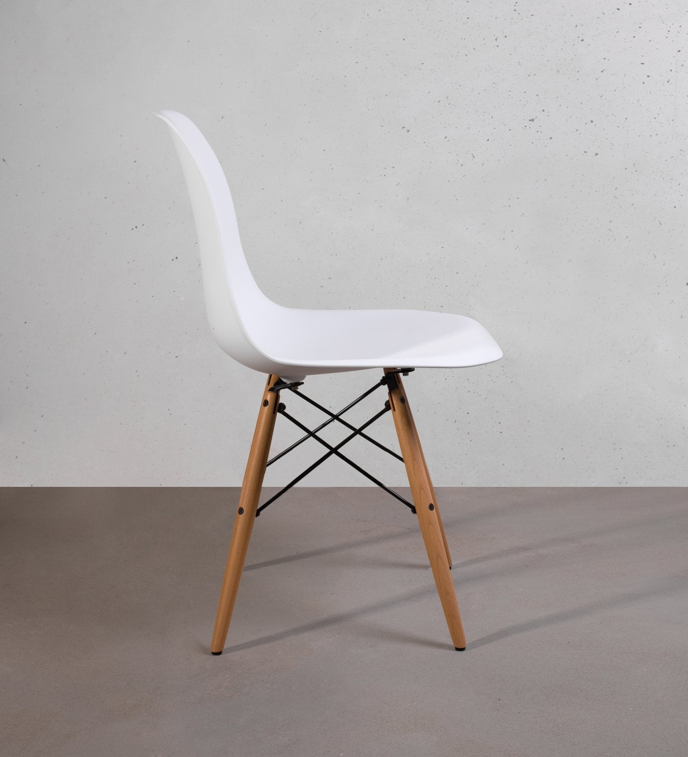 Mid Century Modern Dining Chairs Set of 4 White