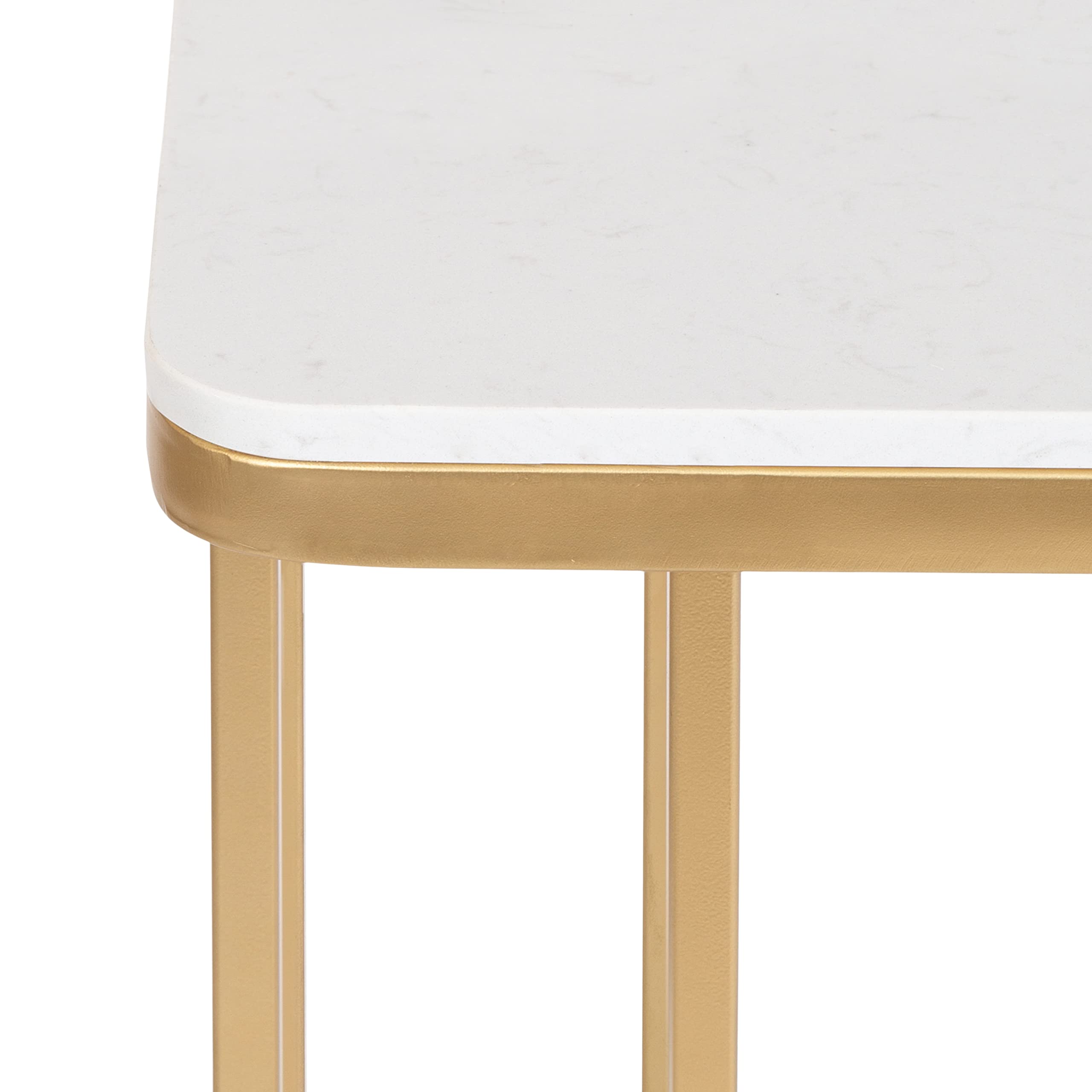 Marble C-Table End Table