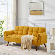 Linen Futon Sofa Bed Convertible Sleeper Couch