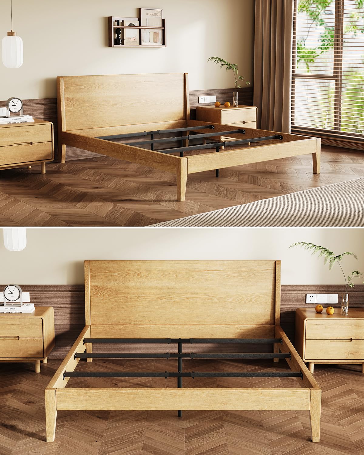 Adjustable Bed Frame Center Support System 3-Pack