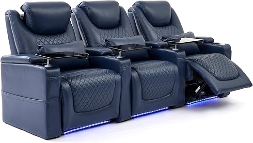 Home Theater Seating with LED Lighting