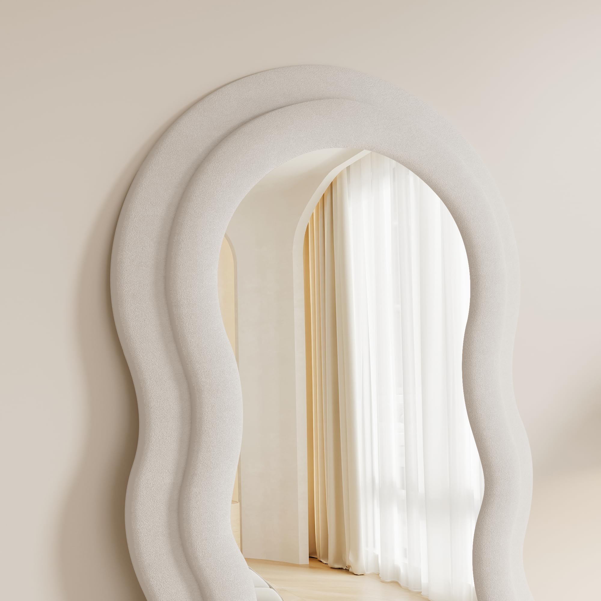 Wavy Full Length Mirror 63x24