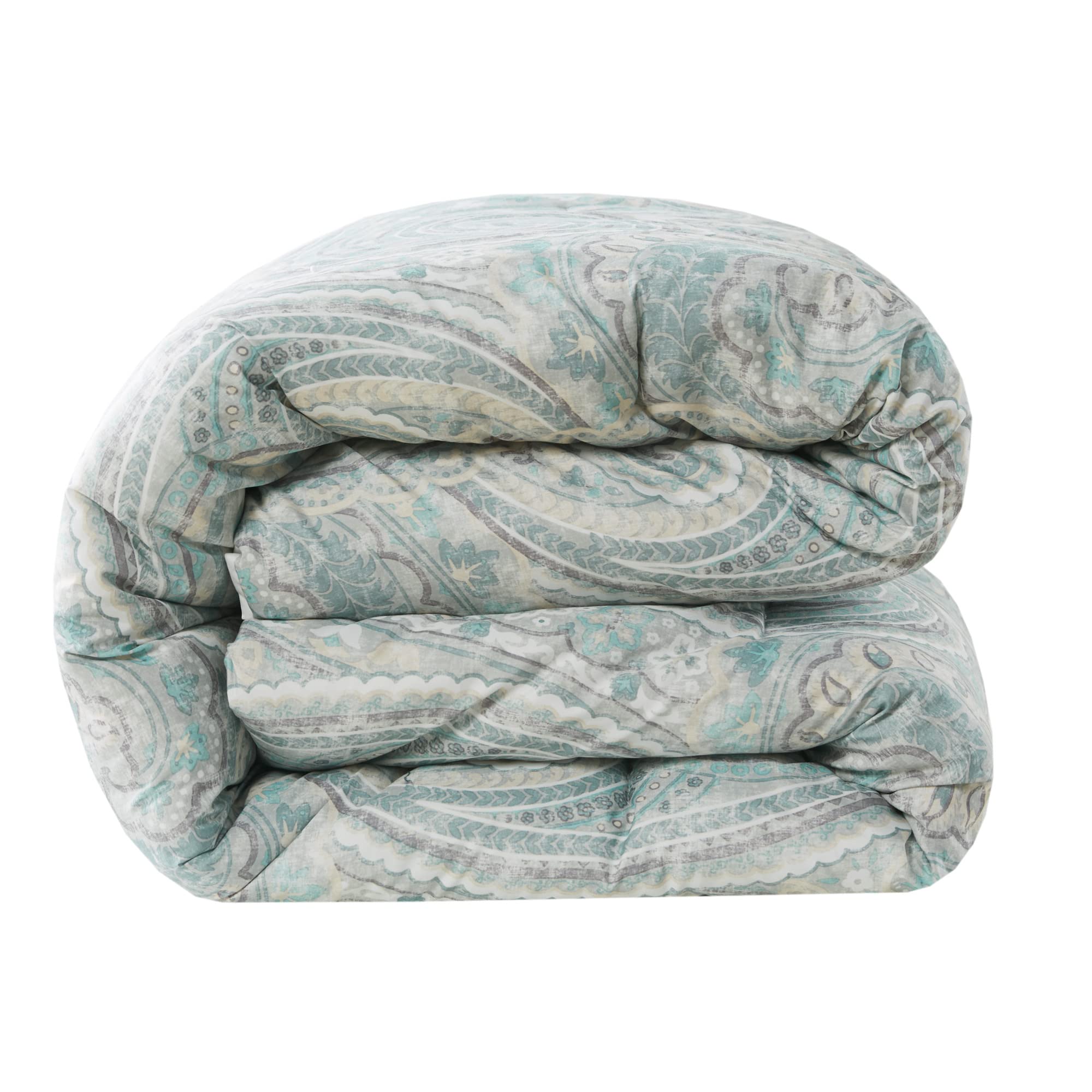 Kashmir Paisley Comforter Set King 8 Piece
