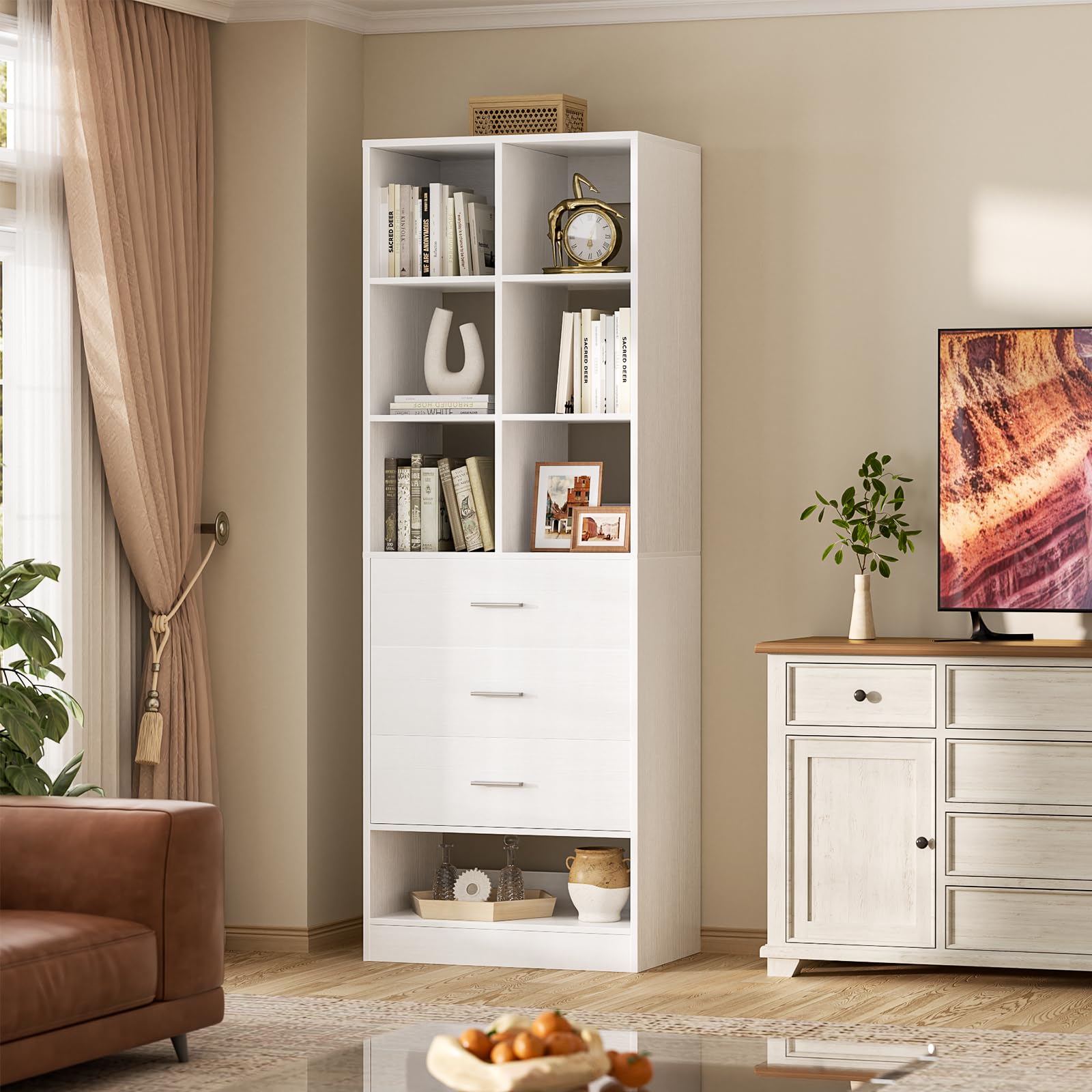 Closet System Organizer with Drawers and Partition Storage