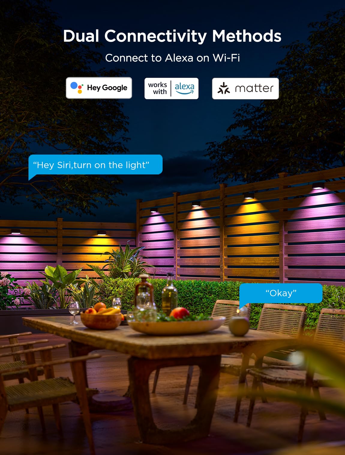 RGBWIC Outdoor Deck Lights 12-Pack