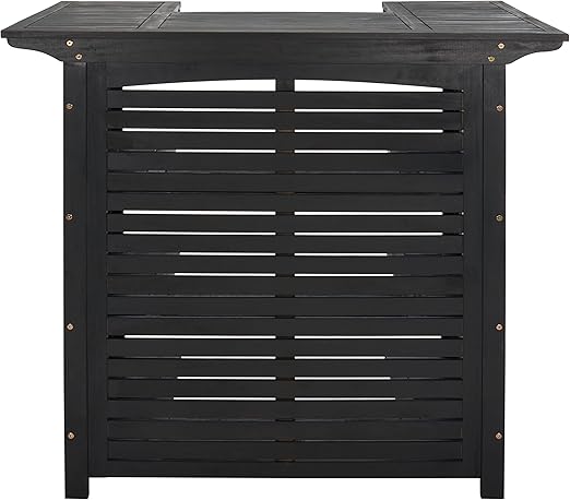Acacia Wood Outdoor Bar Table Teak Brown